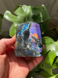 Image 1 of Purple Flash Labradorite Stone (13)