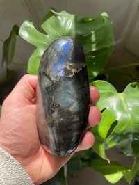Image 3 of Orange & Blue Flash Labradorite Stone (14)