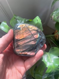 Image 2 of Pink & Purple Flash Labradorite Stone (17)
