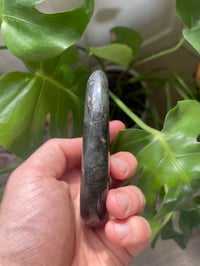 Image 3 of Orange & Rainbow Flash Labradorite Stone (18)