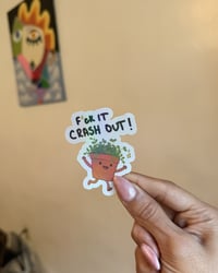Image 3 of F*ck It Crash Out Sticker