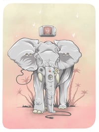 Image 1 of Elephant 64 - 30x40cm