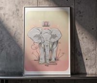 Image 2 of Elephant 64 - 30x40cm