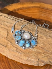 Image 1 of Fresh water pearl and Golden Hills Necklace