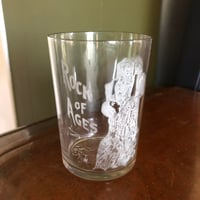 Image 4 of Early 1900’s Rock of Ages etched juice glass 