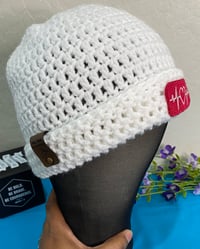 Image 2 of Adult Heartbeat Beanie