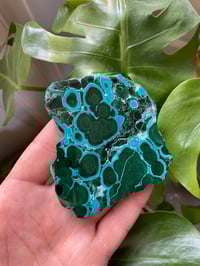 Image 1 of Chrysocolla & Malachite Stone (5)