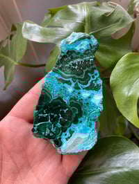 Image 1 of Chrysocolla & Malachite Stone (6)
