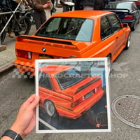 Image 1 of FREE US SHIPPING! 🔥 Car Meet Series - BMW E30 M3 🍊 - Giclée Art Print