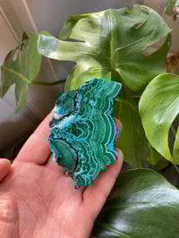 Image 1 of Chrysocolla & Malachite Stone (10)