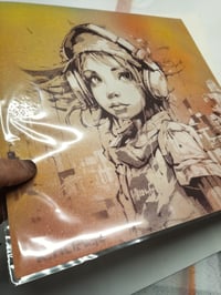 Image 1 of Génération Des Espoirs - Orange édition (painting on paper)