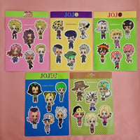 Image 1 of JoJo's Bizarre Adventure Sticker Sheets