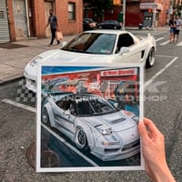 Image 1 of FREE US SHIPPING! 🔥 Car Meet Series - Honda NSX 🌮 - Giclée Art Print