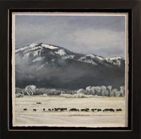 Fog Lifting, Original Painting