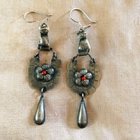 Image 1 of MEXICAN STERLING SILVER EARRINGS