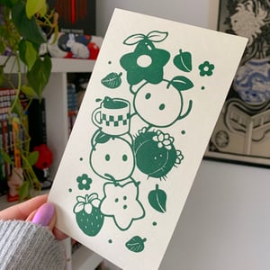 Image of Junimos & Fruit Linocut Block PRINT