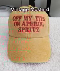 Image 1 of Off my tits on aperol spritz CAP