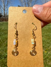 Image 1 of Authentic Ethiopian Opal Earrings