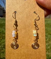Image 2 of Authentic Ethiopian Opal Earrings