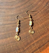 Image 3 of Authentic Ethiopian Opal Earrings