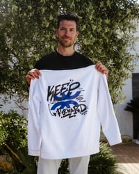 Image 4 of Sweatshirt Keep Moving Forward White