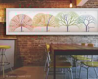 Image 3 of A0 (84x120cm) custom family tree print: bespoke wall art