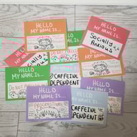 Image 1 of Hello My Name Is... Sticker Series