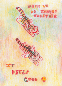 "When We Do Things Together" Mini Print