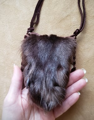 Image of Wolf Paw and Moose Leather Bag