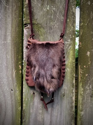 Image of Wolf Paw and Moose Leather Bag