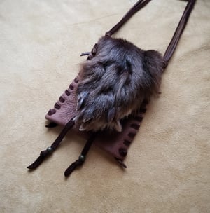 Image of Wolf Paw and Moose Leather Bag