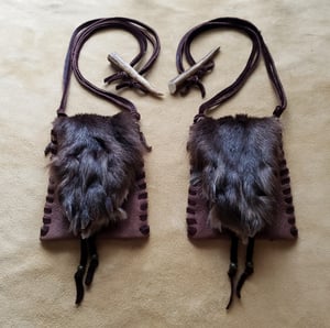Image of Wolf Paw and Moose Leather Bag