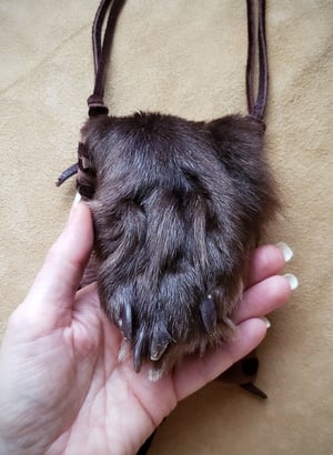 Image of Wolf Paw and Moose Leather Bag