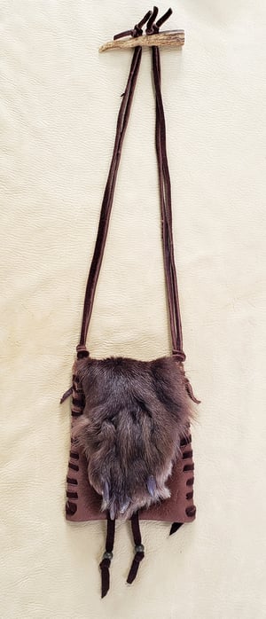 Image of Wolf Paw and Moose Leather Bag