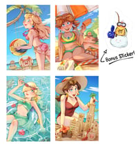 Image 1 of BEACH DAY! - Mini print set