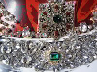 Image 6 of Emeralds on blue crown