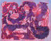 "Purple Wolf Congregation" 11x14 Print