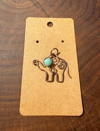 Image 2 of Amazonite Elephant Pendant