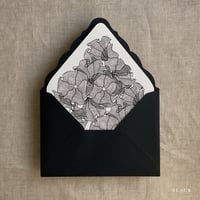 Image 2 of Ruffled floral lace printed  A7 euro flap envelope liner PACK of 10