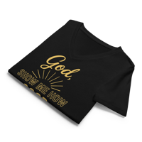 Image 4 of God, Show Me How Good Life Can Get | V-neck T-shirt