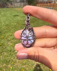 Image 1 of Purple Butterfly Pendant 
