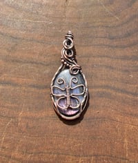Image 2 of Purple Butterfly Pendant 