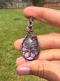 Image 3 of Purple Butterfly Pendant 