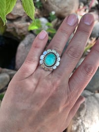 Image 5 of Carico Lake Turquoise Ring, size 8