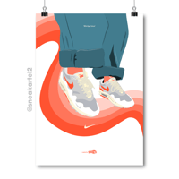 Image 1 of Air Max 1 x Patta Waves “White Hyper Crimson”