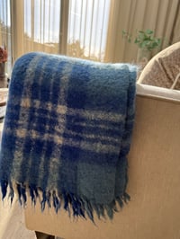Image 2 of Blue Wool Blanket