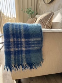 Image 3 of Blue Wool Blanket