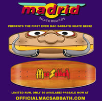 Image 1 of Madrid Slayer MacCheeze skate deck PRESALE