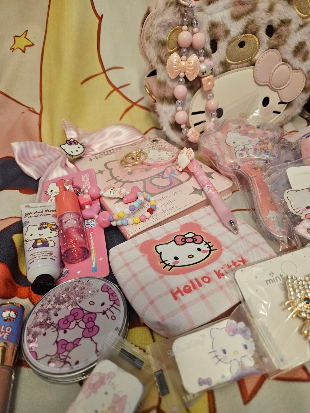 Image of Hello Kitty Pink Cheetah Bag Bundle 