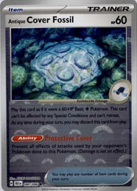 Antique Cover Fossil (Poke Ball Pattern) - SV: Black Bolt - Near Mint